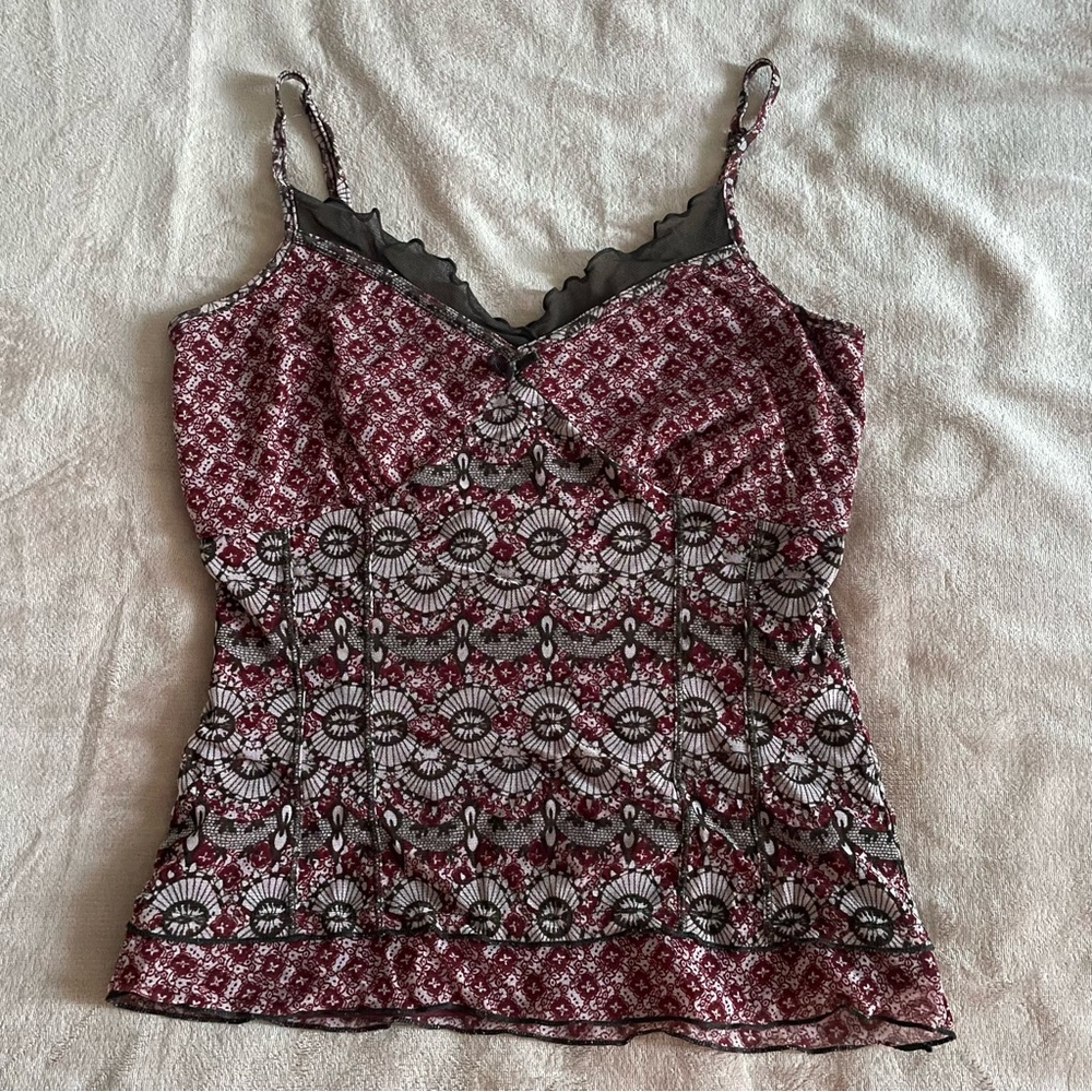 Whimsigoth Patterned Tank Top